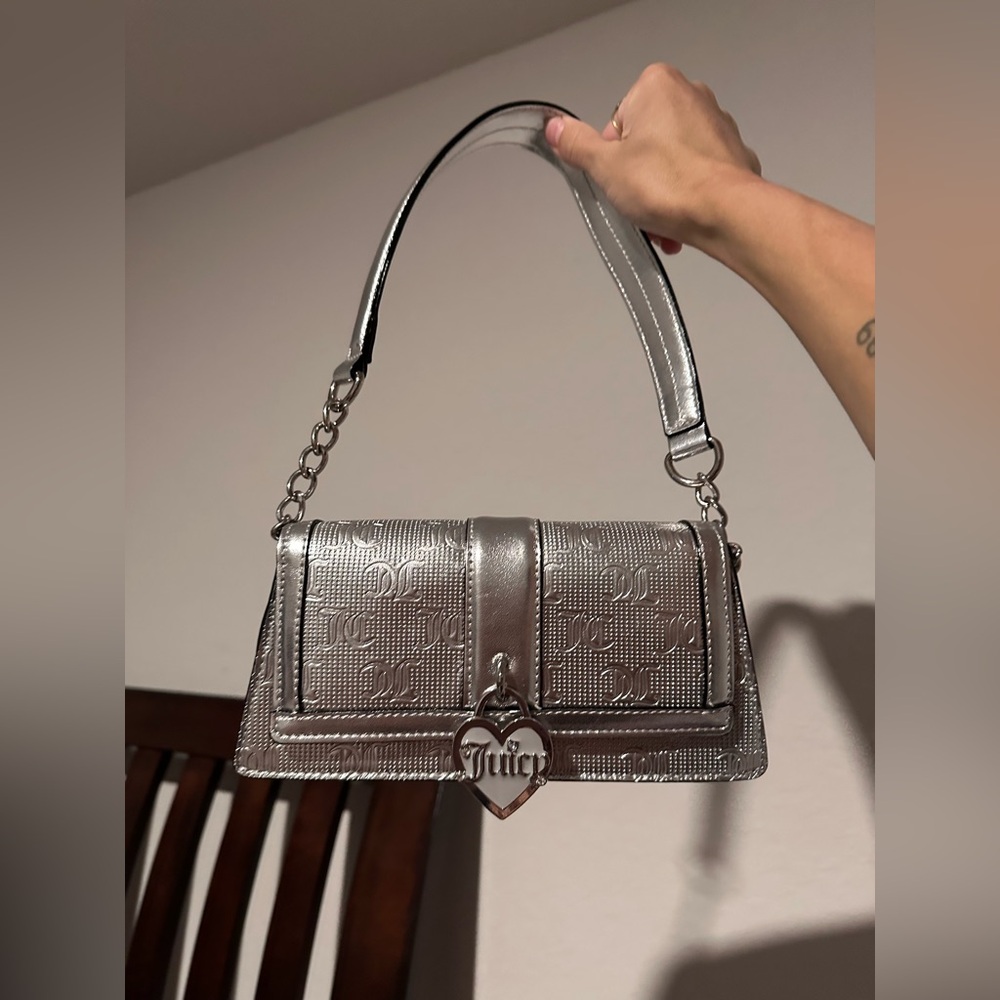 Juicy Couture Silver Shoulder Bag